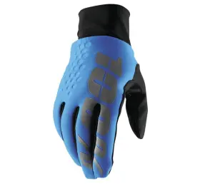 10010-002-10 100 Percent 100% Mens Hydromatic Waterproof Brisker Glove S Cyan/black/grey