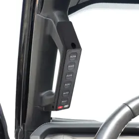 Qpmb01-01 Aaiwa 6 Gang Grab Handle Wireless Switch Panel For Jeep Wrangler Jl 2018-23 &gladiator