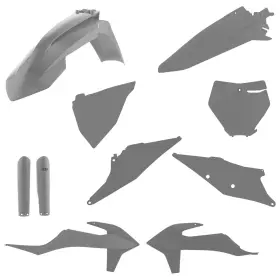 U-2726490011 Acerbis Like New Full Plastic Kit - Grey