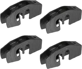 Accar2203100359 Acropix Universal Front Wiper Blade Arm Adapter Clip Type-a - Pack Of 4 Black