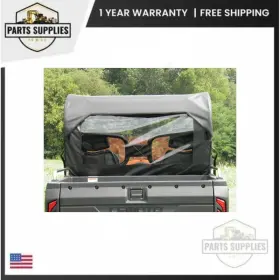Cfmu80-bck-blk Aftermarket Soft Back Panel Black Without Zip Rear Fits Cfmoto Uforce 500 800