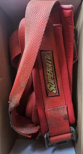 Sb-3-orange Aftermarket Superatv 4 Point Harness Seat Belt Set Of Two