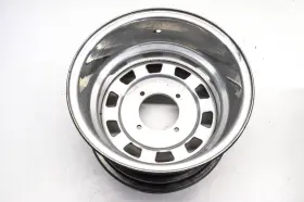 Yc504-17 Aftermarket 7x12 Deep Offset 4 Bolt Silver Rear Wheel Rim