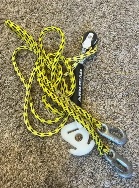10737826019042 Airhead Tow Harness Self Centering Pulley 12 Ft