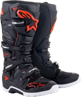 2012114-1030-14 Alpinestars Boot T7 End Bk/rd Fl 14