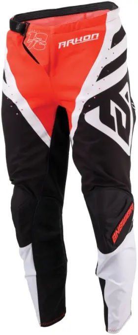 442607 Answer 25 Arkon Nitrus Pants Red/black/white Youth Size - 16