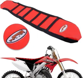 11170209 Anxin Motorcycle Seat Cover Gripper Soft Rubber For Crf250r 2004-2009 Black