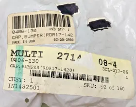 Rdr17-1420 Arctic Cat 0406-130 Qty 2 New Genuine Cap Bumper