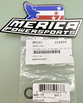 0830-172 Arctic Cat New Genuine O-ring Oil Fitting - 10.72 X 2.62