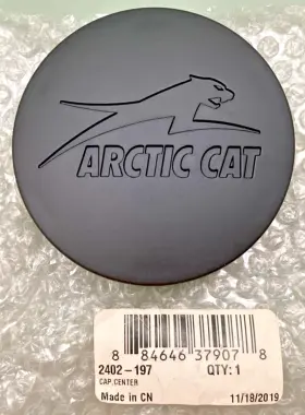 2402-197 Arctic Cat New Genuine Cap Center
