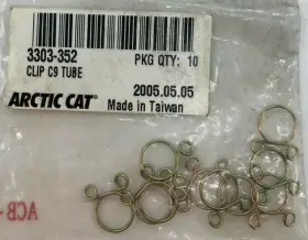 Arctic Cat 3303-352 10 Pk Atv 50-150cc Tube Clips C9 Fits 2006-2021 Models
