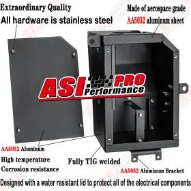 23156 Asi Performance For Honda Trx400ex Trx 400ex 400x Aluminum Air Box Airbox Intake