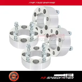 Ass826150-as Asspeedfather 4 4x101.6 Wheel Spacers 2 Inch For Ez Go Golf Carts Club Cars 68.5mm Hub Center Bore