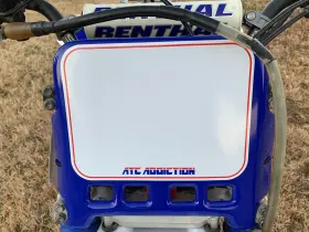 Atc1blu Atc Addiction Number # Plate By Maier Inch Blem Blue Honda 250r 200x 350x Tecate