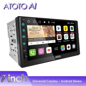 Aiems8g58172ai Atoto Ai Universial Double-din 7 Inch Android Wireless Carplay Stereo Radio Head Unit