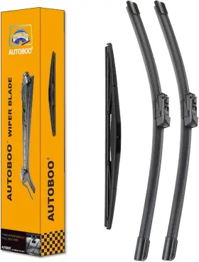 Ab064b Autoboo 26 Inch 16 Windshield Wipers With 12 Rear Wiper Blade Sets