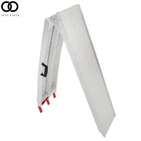 Apo201576 Autoooparts For Suv Trailer 1pc 7.5ft X 6 Inch 750 Lbs Aluminum Folding Motorcycle Loading Ramp