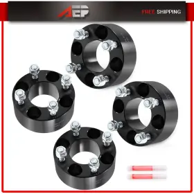 Auto842590ppy Autopuppy 4 X 2 Inch Thick 4x4 1/2 X20 Studs 66mm Wheel Spacers For Ezgo Club Car Golf Cart