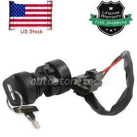 4sh-82510-00-00 Autostorefocus For Yamaha Key Switch Ignition Yfz 450 R Big Bear Raptor Yfm 700r 700 Usa