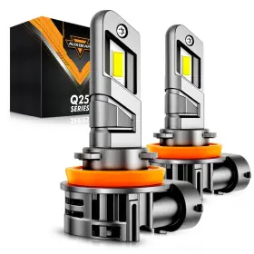 Auxbeam-073010601 Auxbeam H11 Led Headllight For Can-am Defender Hd5 Hd8 Hd10 Bulbs Light White 2x