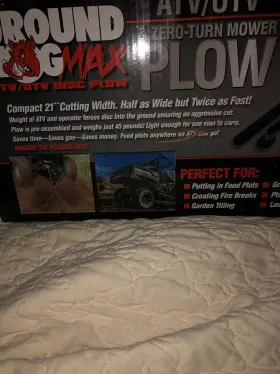 Bad Dawg 686697100010 Groundhog Max Atv/utv Disc Plow Brand New. Absolutely No Returns