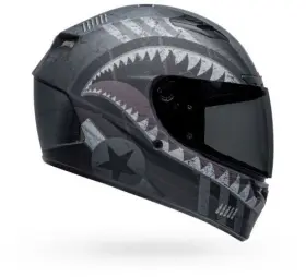 7137116 Bell Qualifier Dlx Mips Street Helmet Devil May Care Matte Black/gray - 2x-large