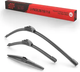 Ber-2619-11a Berg Regen 26 Inch /19 /11 Silicone Windshield Wiper Blades Replacement 19 11 Black