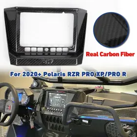 Bec1215 Besteryus Real Carbon Fiber Ride Command Surround For Polaris Rzr Pro Xp / R 2020-2024