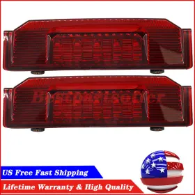 Lsot00792 Bestpartsoffer For 2013-18 Polaris Ranger 900 1000 Xp New Led Tail Lights Left Right Set Smoked