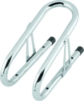 152273 Bikemaster Fits 3-1/2in Wheel Chock Chrome