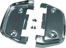 Bikers Choice 887337168845 87-up Touring Chrome Passanger Floorboard Undercover Kit