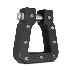 5141-b Body Armor 4x4 Reversible Mega D-ring Billet Textured Black 7/8 Inch Pin
