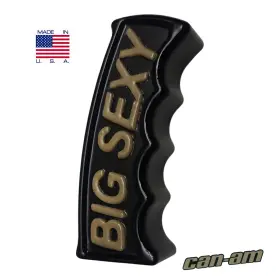 090-400-bk-ta-bigsexy Bp-engineer Can Am Xmr Renegade Xt-p Xxc Outlander Big Sexy Shift Knob Black Tan Polymer 4 Inch
