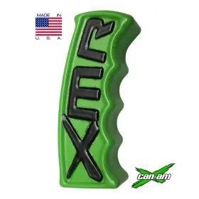 090-400-gn-bk-xmr Bp-engineer Can Am Xmr Shifter Green Black Polymer 4 Inch Shift Knob