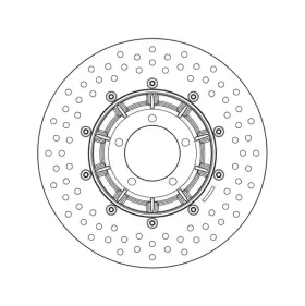 Brembo Oe Powersports 178b40836 Front Brake Disc For Bmw R45 450cc 260x5mm