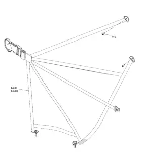 707900605 Brp Can-am Maverick Trail 800 Rh Front Safety Net