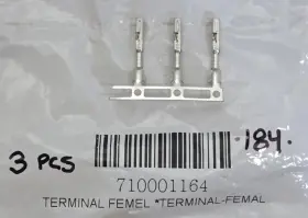 710001164 Brp 3 New Genuine Ski-doo Seadoo Bombardier Female Terminal Parts Nos Oem