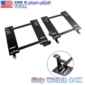 Ss-217-blk Bruce&shark Driver Passenger Seat Brackets Steel Mount Set For Polaris Slingshot 2015-2021