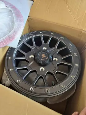 Bt-05 Bullite Rider Utv Atv Wheel Red Rims 15x7 / 4x137 5 2