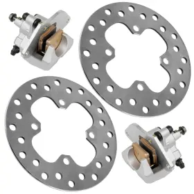 Ds160aa2034 Caltric Front Brake Disc Caliper Rotor For Honda Foreman 500 Trx520fm 4x4 2020 2021-2026