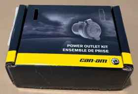 219400366 Can-am New Oem Spyder Rt F3 Front Cargo Bin 12v Power Outlet Kit