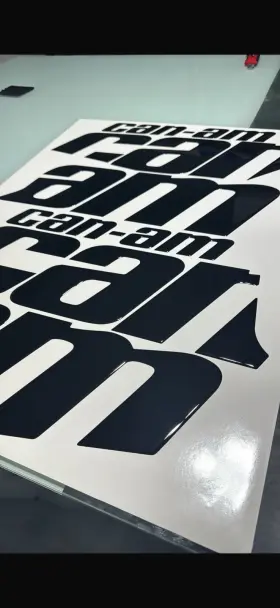 3816638 Can-am Canam X3 4 Door Gel Stickers All Black