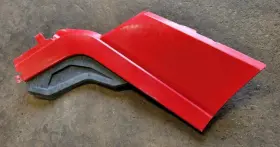 705000439 Can-am Oem 2009 Outlander Right Side Engine Cover Panel Viper Red