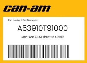 A53910t91000 Can-am Genuine Throttle Cable -