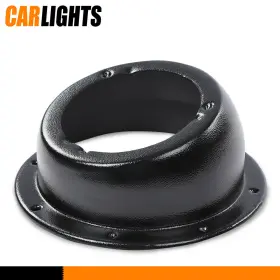 C-02scd0003abk Carlights Mount Door Kick Panel 6.5 Inch Custom Rear Deck Angled Speaker Enclosures Boxes Pods