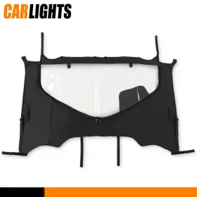 C-02sta1301abk Carlights Rear Panel Waterproof Pvc Fit For 2016-23 Honda Pioneer 1000 /1000-5 Utv Fabric