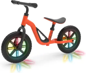 Cpch02ora Chillafish Charlie Kids Balance Bike Lightweight 10-inch Glow Wheels Orange