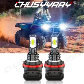 4030061 Chusyyray 389597910863 Replacement For Headlight Bulb Atv Polaris Models 30/30w 3 Prong 2pcs