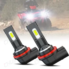 Chusyyray 415044401858 3 Pins Led Headlight Bulb 6000k 35w For Honda Foreman Rubicon 500 Rancher 420