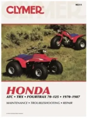 6493-c261564-atv Clymer Repair Manual For 1971-1978 Honda Atc90 Atv